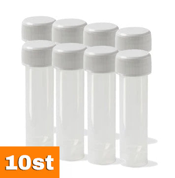 Lege buisjes met schroefdop 5 ml 10 st