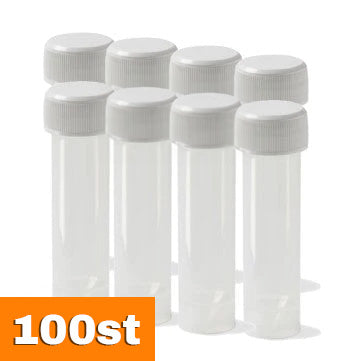 Lege buisjes met schroefdop 5 ml 100 st