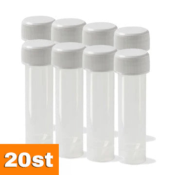 Lege buisjes met schroefdop 5 ml 20 st