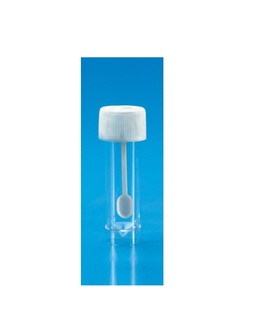 Plastic potje met lepel