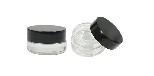 glazen potje met deksel 5ml