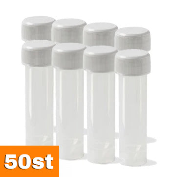 Lege buisjes met schroefdop 5 ml 50 st