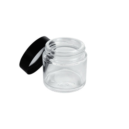 glazen potje met schroefdeksel 50 ml